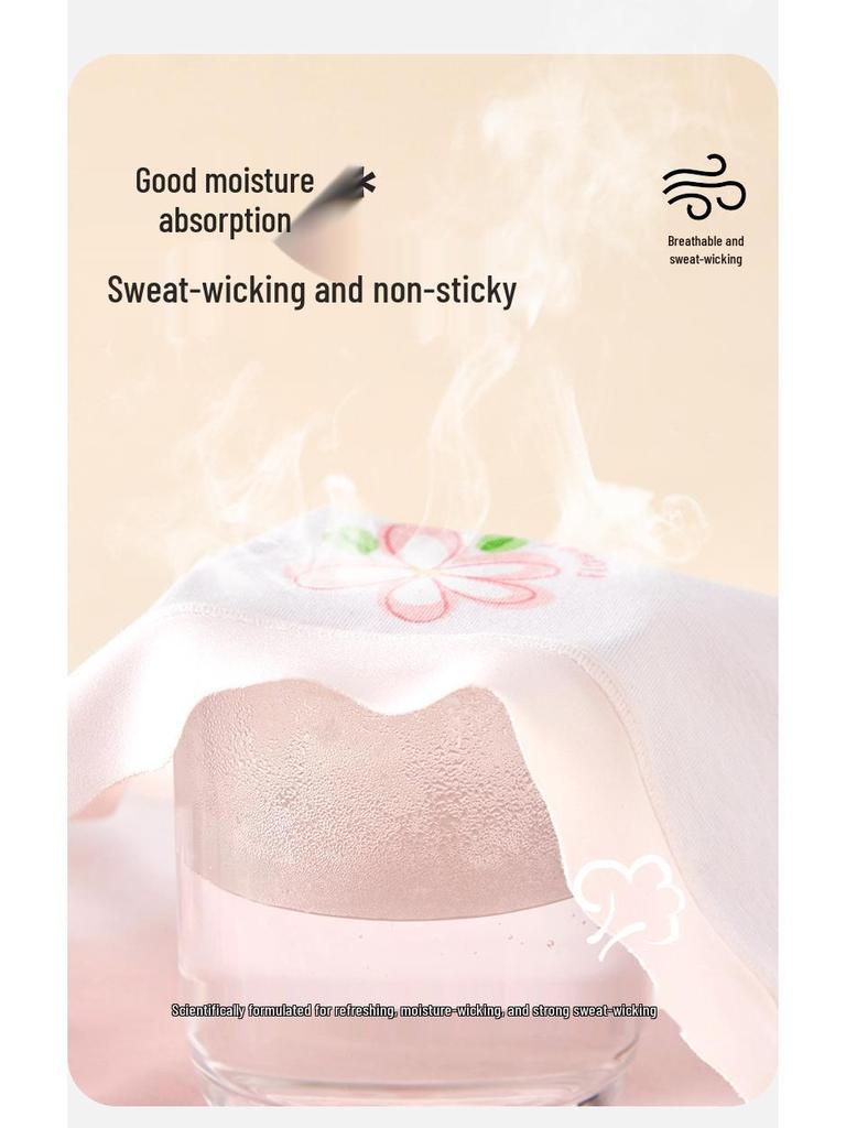 Girls' Pure Cotton Antibacterial Triangle Briefs - No Pinch Comfort for Babies & Older Children (Autumn/Winter)