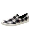Mens Loafers Lattice Canvas Shoes for Men Slip-on Breathable Casual Shoes Flat Footwear Fashion Sneakers Men Designer Shoes 2024