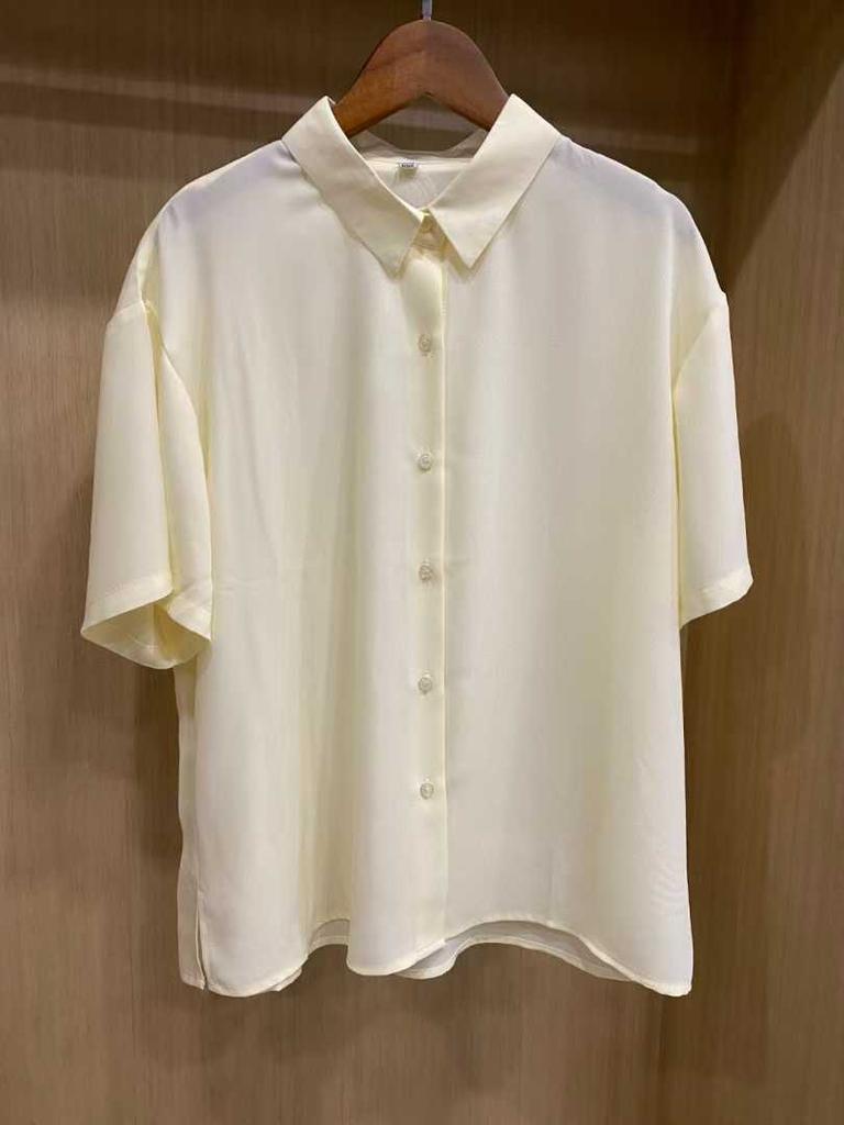1116 Spring and Summer New Women's Fancy Casual Shirt Shirt/Short Sleeve Shirt Casual Commuter Top 171611