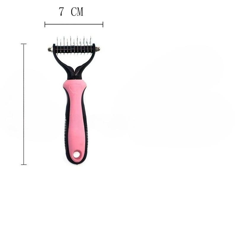Pet Knot Comb, Pet Comb Two-in-one, De-floating Hair Removal, Pet Special Y-shaped Grooming Comb