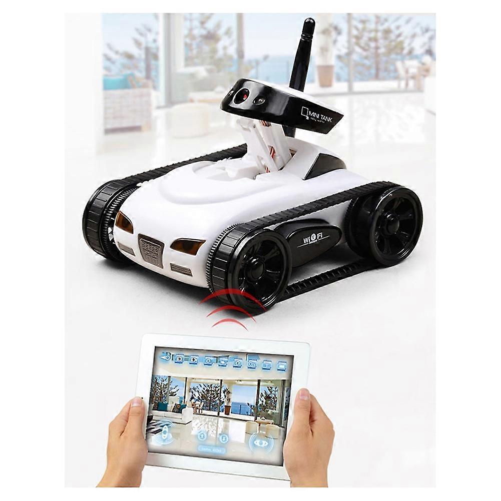 Carro armato RC con telecamera FPV WIFI in tempo reale di qualità Mini auto RC Robot con videocamera HD Controllo remoto