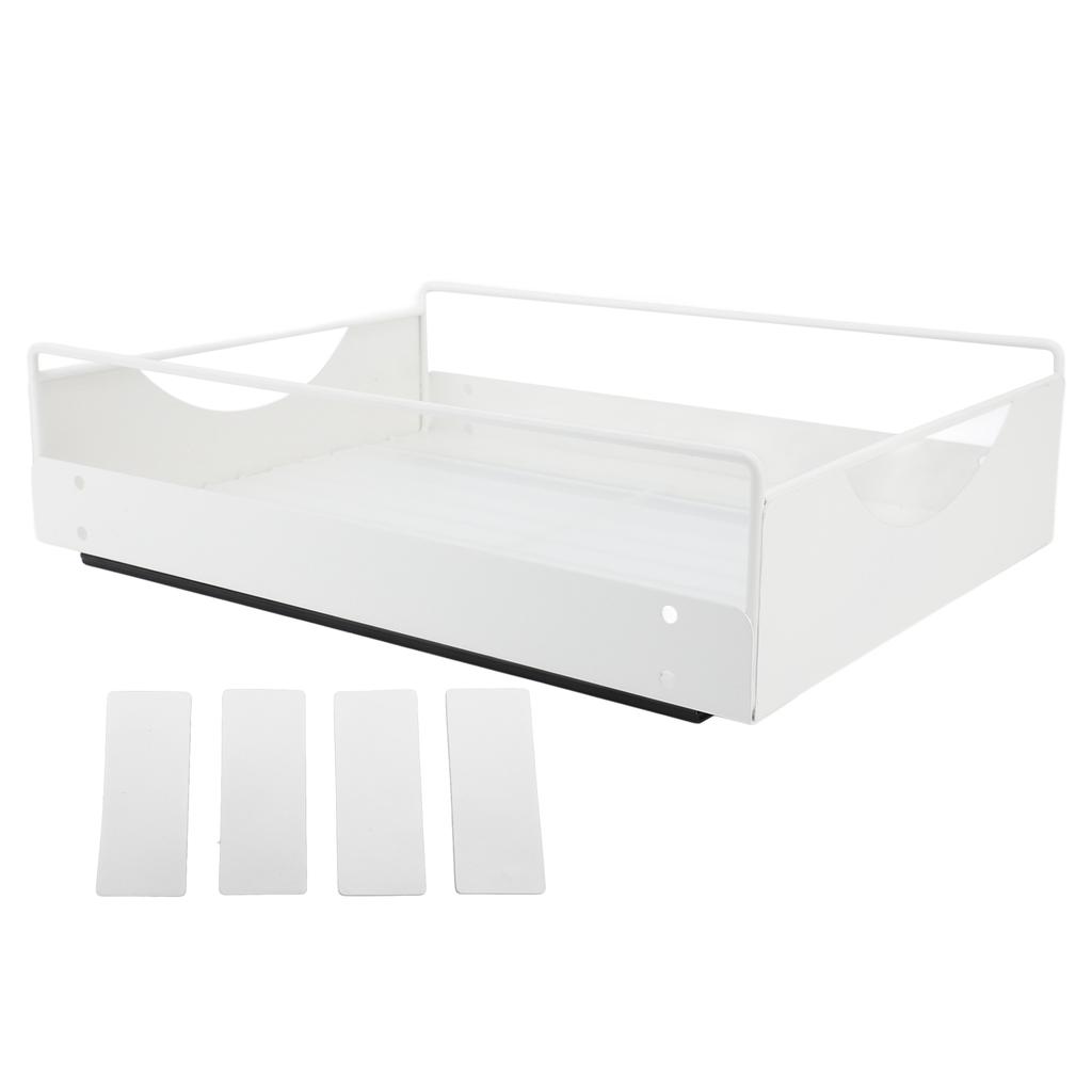 Pull Out Cabinet Organizer Carbon Steel Smooth Sliding Silent Slide Out Pantry Shelves for Bathroom