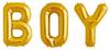 Baby Shower Balloon with Gold Inscription BOY Large Foil