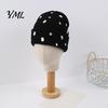Täglicher Ausflug Warme Accessoires Bling Strass Strickmütze, Street Punk Strick Winter Stilvoll Kälteschutz Kopfbedeckung Beanie für Damen Herbst