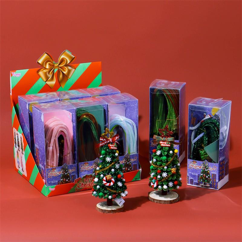 DIY Twist Stick Christmas Tree Kit - Stress Relief Plush Toy Gift Teens Adults