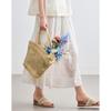 Demana Summer Retro Embroidered Cotton Midi Skirt