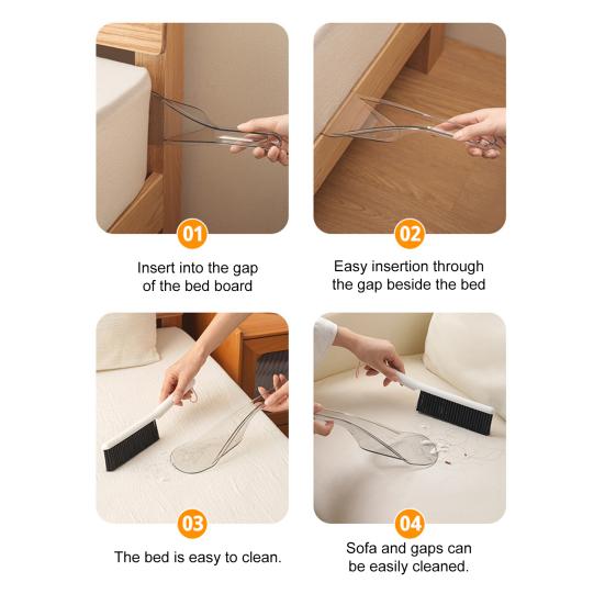 Mattress Lifter Bed Cleaning Brush Multi-functional Ergonomic Handle Mattress Riser Wedge Bed Sheet Tucker Tool Sheet Changing Bed Dusting Tool