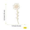 12PCS New 18 Kinds of Wooden Wildflower Decoration Set DIY Wooden Flower Hollow Logo Family Holiday Vase Insert Random Colors 12pcs