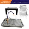 TUNGFULL Acrylic Dust Box with Water Circulation for Jade Gem Stone Carving Polishing - Dust Proof Protective Workbench