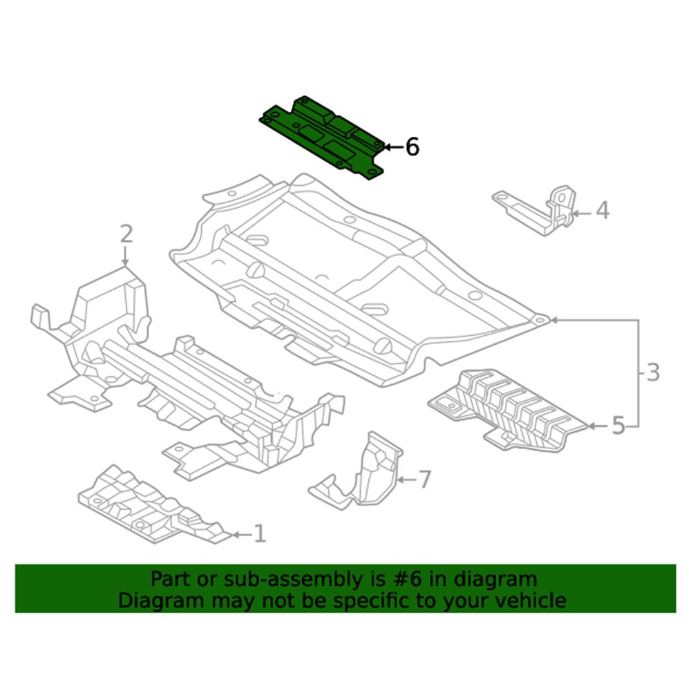 For Ford Rear Shield Support Bracket JL1Z16001A08B