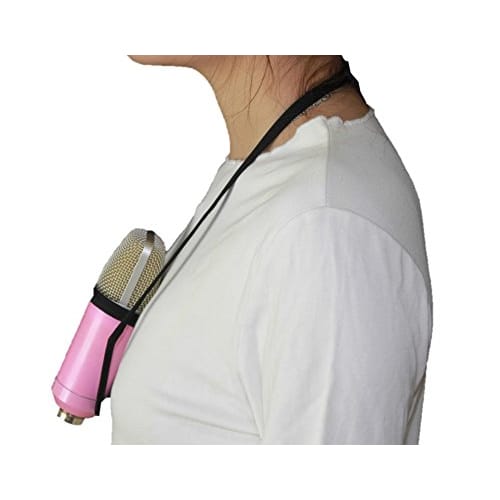 Naissant Neck-hanging Microphone Stand. Perfect for Hands-free Use At Seminars, Hosting, Karaoke, Gatherings, Sports Days, and More.