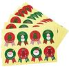 80 teile/satz Weihnachten Label Papier Aufkleber Paket Abdichtung Aufkleber für Cookie Süßigkeiten Nüsse Paket