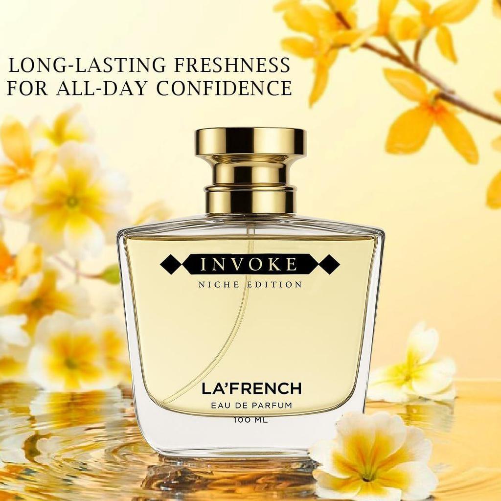 La French Invoke Perfume for Men and Women, Long-Lasting Luxury Fragrance, Ideal Birthday Gift For Men and