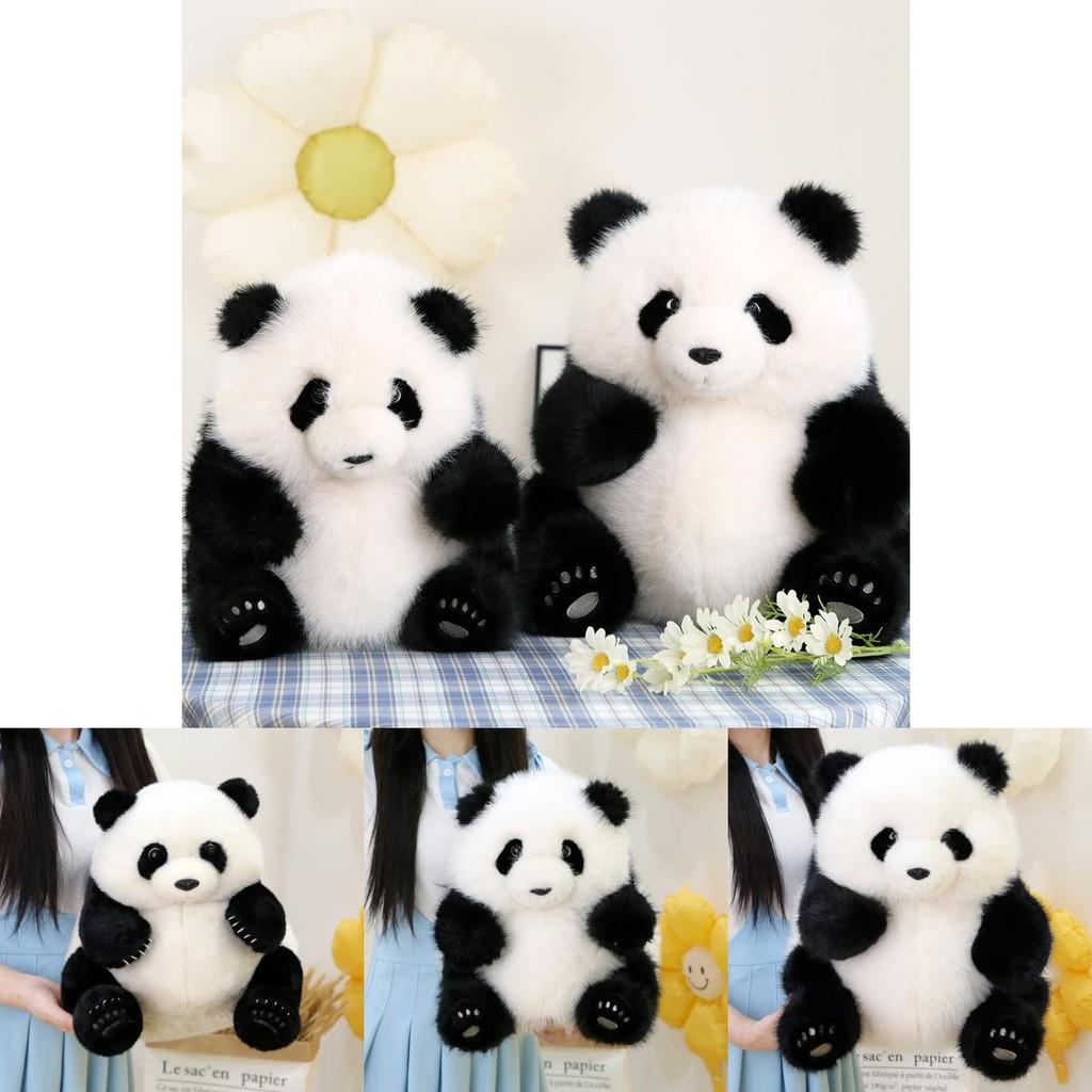 Adorable Authentic Plush Panda Toy Soft Stuffed Animal Gift For Girlfriend 35cm 45cm Options Available