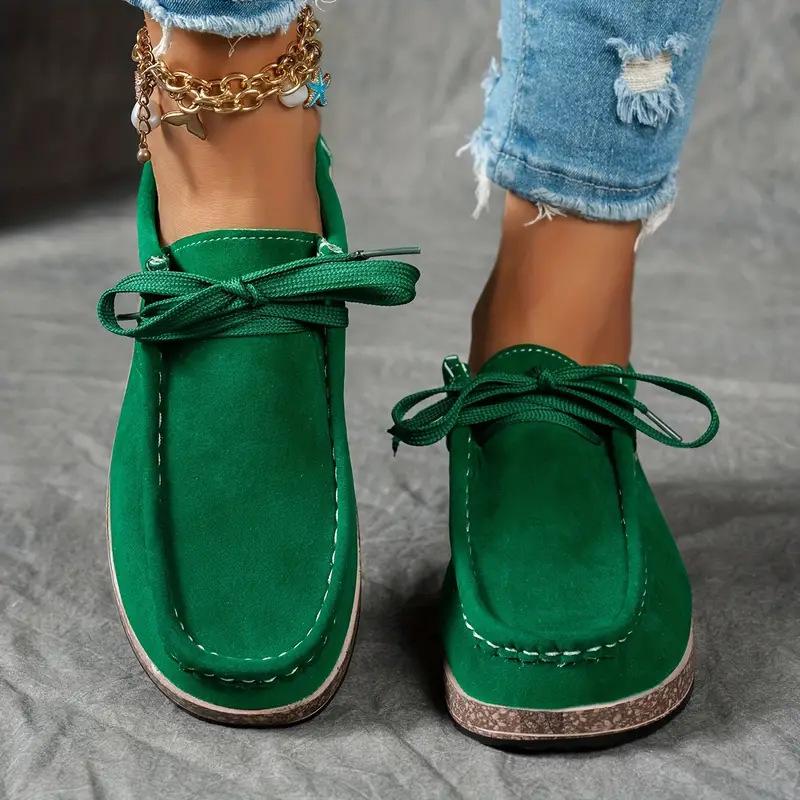 Sapatilhas Femininas Plus Size de Lona com Cadarço Novos Sapatos Casuais de Outono