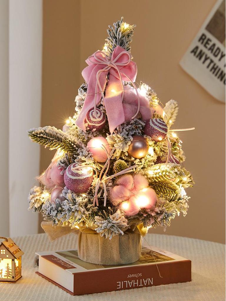 Luminous Mini Christmas Tree Set - Desktop Decoration and Gift
