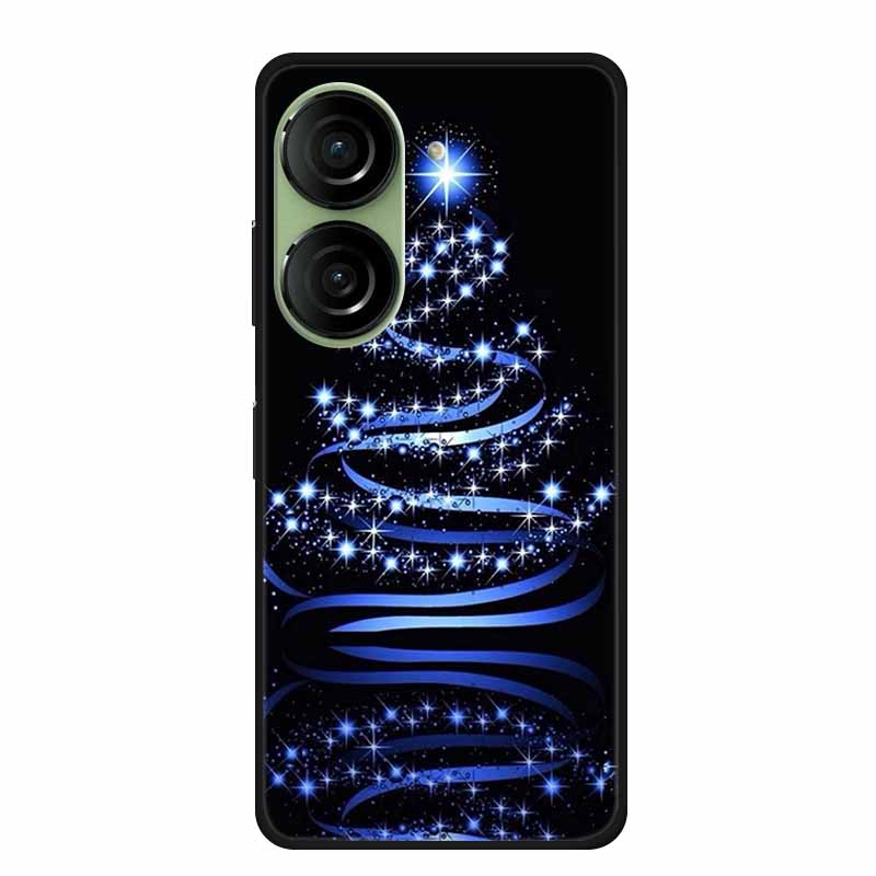 Christmas Phone Case For Asus Zenfone 10 5G AI2302 Cases Soft Silicone For Asus Zenfone 9 AI2202 Shockproof Cover Bumpers Funda
