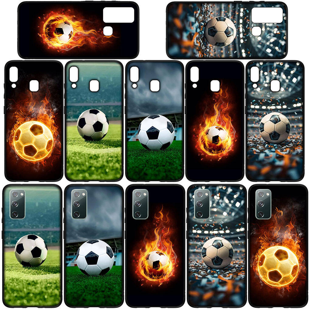 Cover for iPhone 17 16 15 Xiaomi Poco Redmi Note 14 13 12 11 Pro Max Samsung Galaxy S25 S24 S23 OPPO Huawei Cool Soccer Play Football Match Phone Case