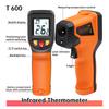 Infraröd termometer med bakgrundsbelysning Digital termometer upp till 600 grader Celsius Beröringsfri termometer för matlagning i köket
