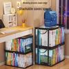 Transparent Book Storage Organizer: Dustproof & Moistureproof Bag for New & Old Books - Ideal for Classroom & Home Use