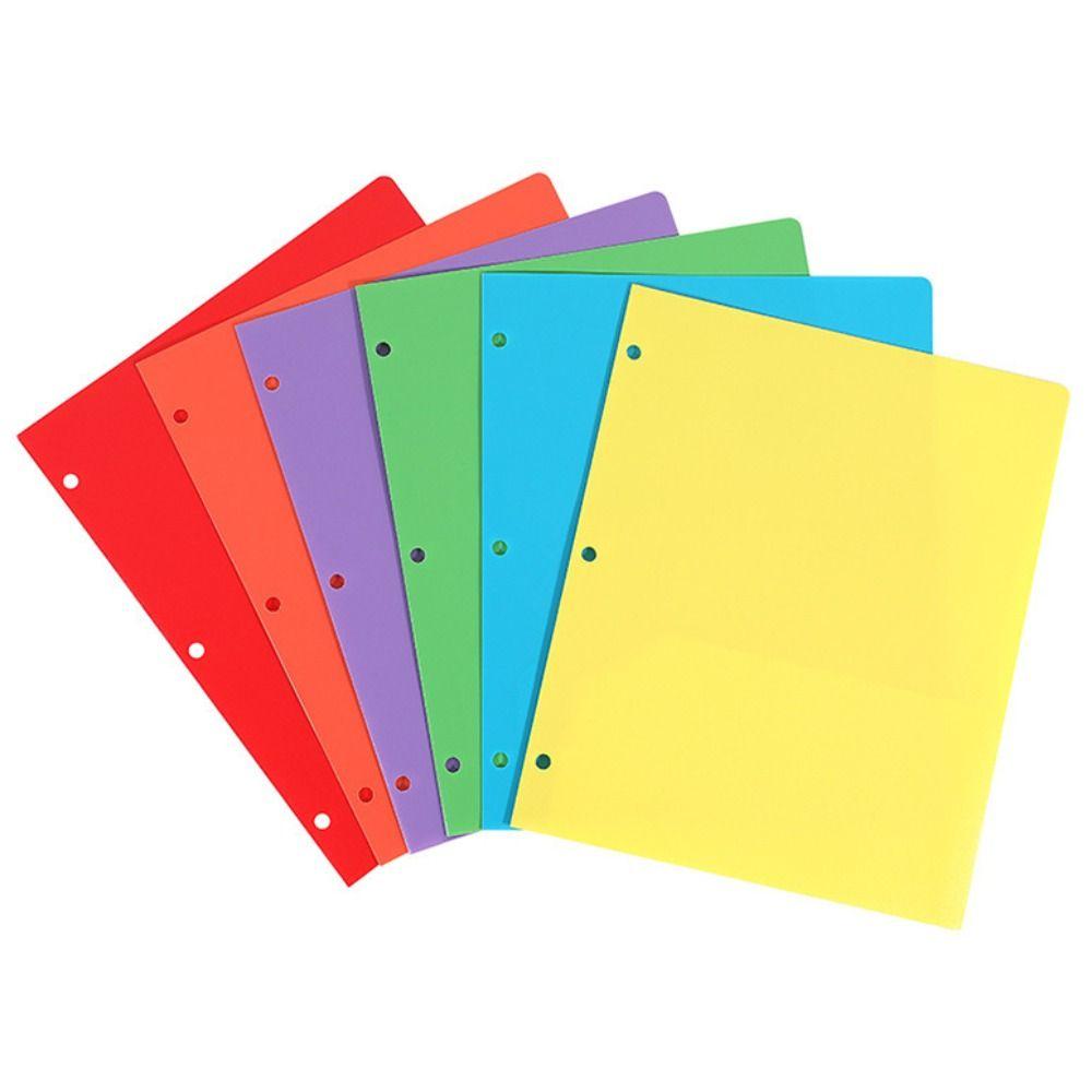 3 Ring Notebook Binder Thickened Loose Leaf Document Folder Office Stationery Supplies