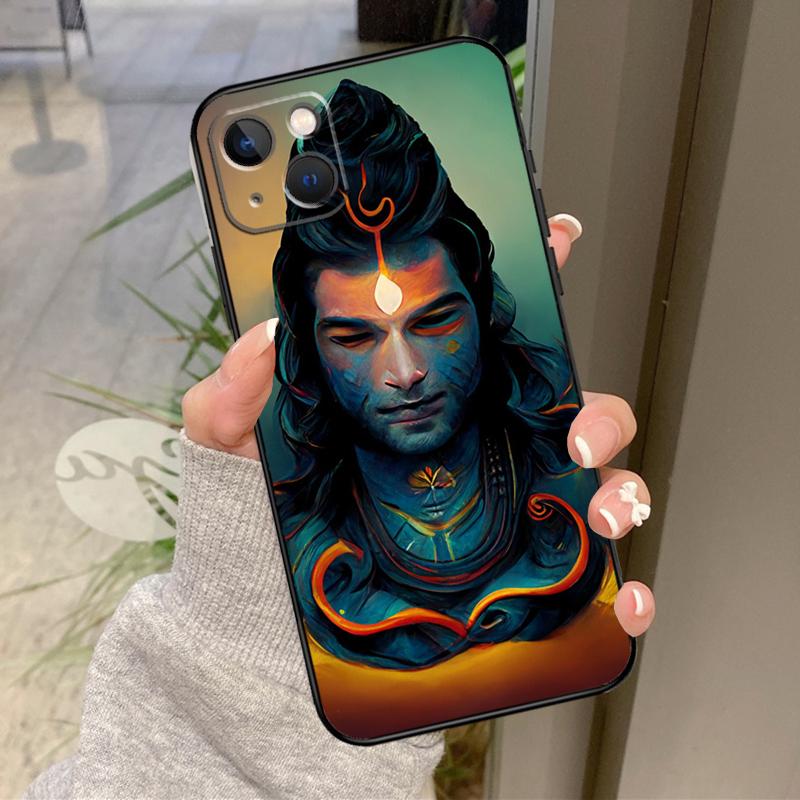 

Lord Shiva Hindu God Buddha India Case For iPhone 17 Pro Max 16 14 13 12 11 15 Pro Max Plus 12 13 Mini 16e 17 Air Back Cover iPhone 16 Plus