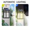 Solar Wall Light with Tungsten Filament – IP65 Waterproof Outdoor Lamp with Motion Sensor and 3 Modes for Garden Courtyard Fence Lighting