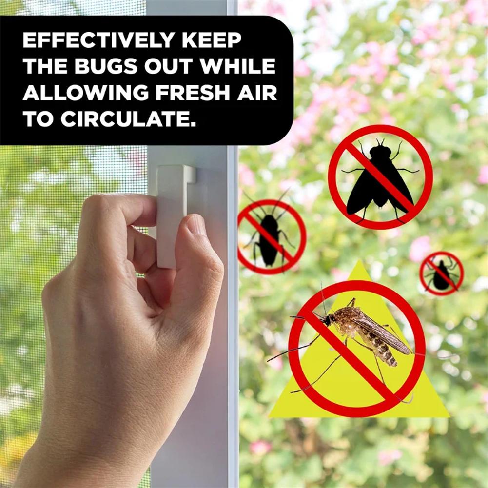 Window Screen Mesh Fiberglass Window Mesh Replacement Durable Not Easy to Tear Door Screen for Flies Mosquitoes Provention