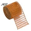 Christmas Ribbon for Tree Stripe Sequin Ribbon, Glitter Polyester Fabric Wide Craft Wrapping Holidays Decorative Ribbons Wreath Floral Arrangement