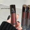 Yujie Matte Velvet Lip Mud: Soft Mist Gray Pink, Long-Lasting, Non-Transfer, Nude Makeup