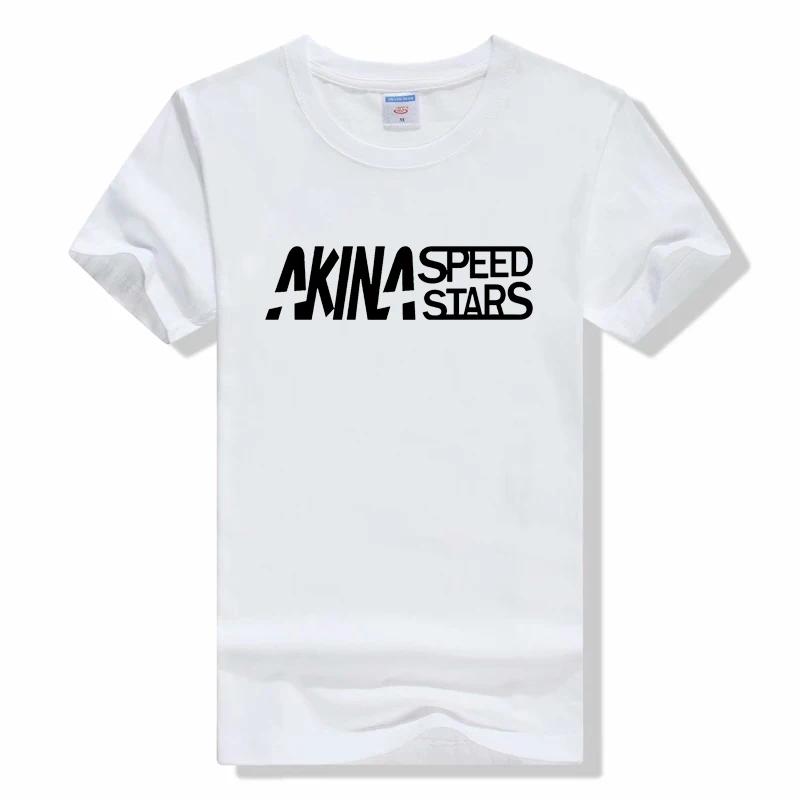 Initial D T-shirt fashion Summer Short Sleeves Tshirt Casual Homme T Shirt Racing Drift Car Graphic Cotton Tee