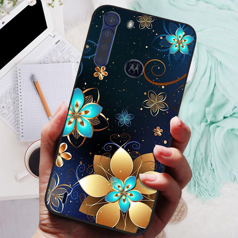 For Motorola One Fusion Case Black Bumper Soft Silicone Cover For Moto One Fusion Plus Phone Cases OneFusion Fusion+ Funda Shell