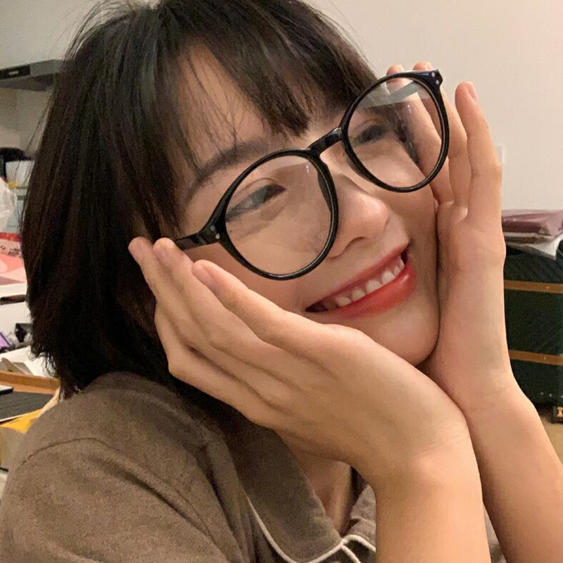 High-quality large frame glasses Myopia Glasses Women Men Nearsighted Eyewear Anti blue light Glasses with Diopters Minus -1.0