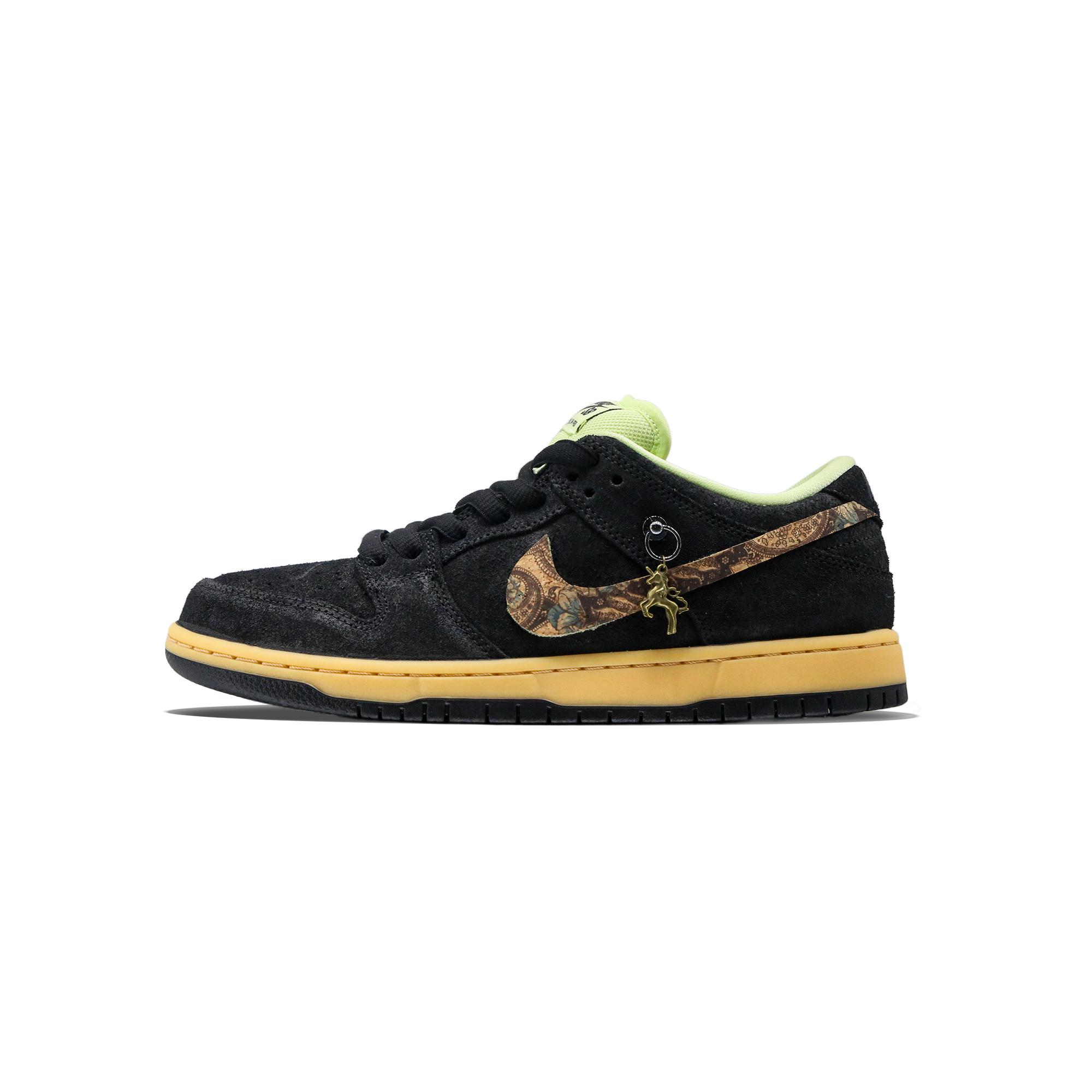 

Nike Dunk SB CNY Horse Year, Dunhuang, Paisley Low top Skateboard Shoes Unisex Black Umber HQ1626-300(Team1694) 40