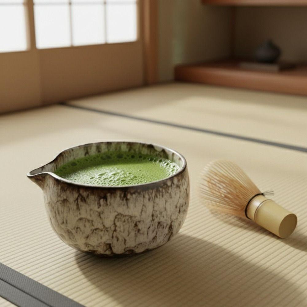 6 Piece/Set Ceramic Matcha Whisk Kit Colored Glaze Technique Matcha Bowl Tea Ceremony