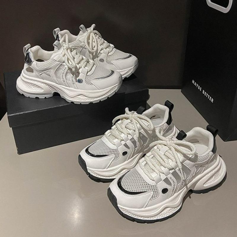 Спортивная обувь женская новинка осень 2024 года с буквами сетка дышащая — фото 5