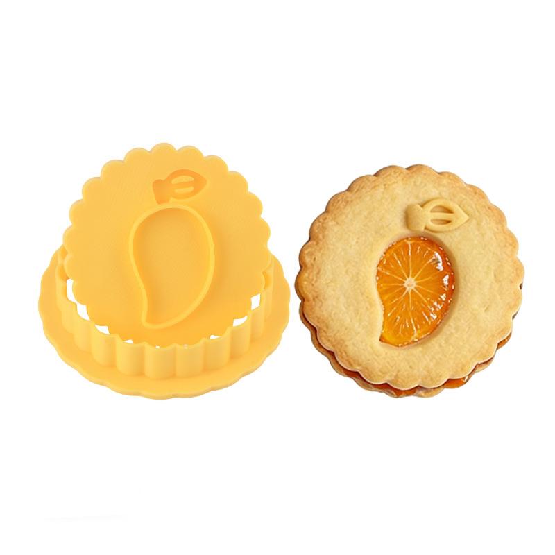 Retro Round Sandwich Cookie Mold Set Heart & Dot Edge Biscuit Cutters For Jam, Chocolate & Cheese Cookies Valentine'S Day