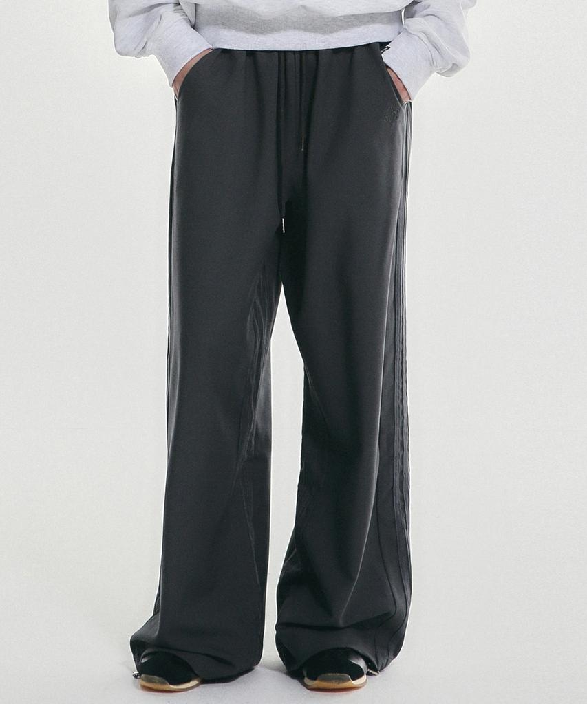Nigaennikol Side Line String Slacks_Charcoal
