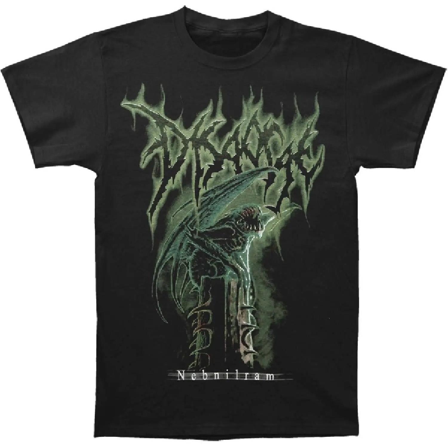 

Мужская футболка Disgorge Nebnilram Маленькая Черная XXXXXL чёрный