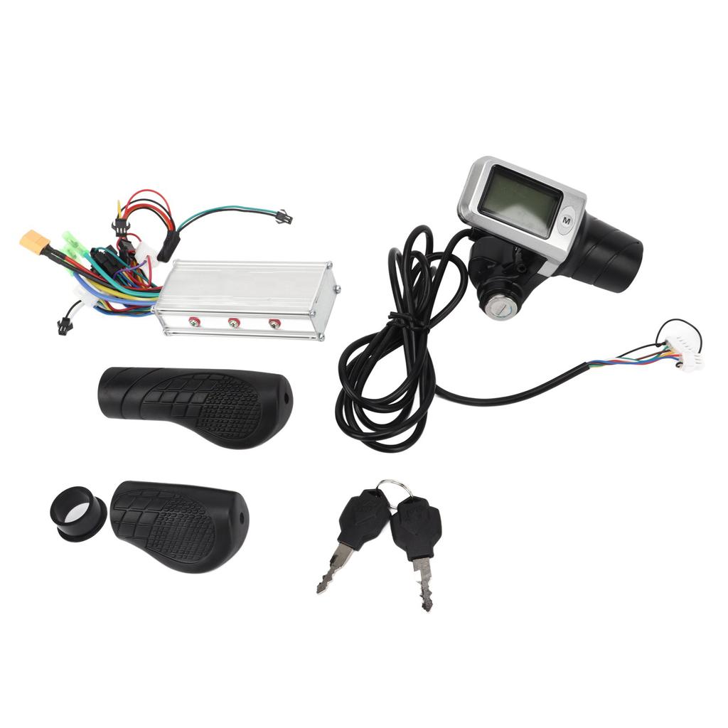 36V 48V 500W Scooter Controller Kit Electric Bicycle Controller with LCD Display for Scooter Modification Accessories