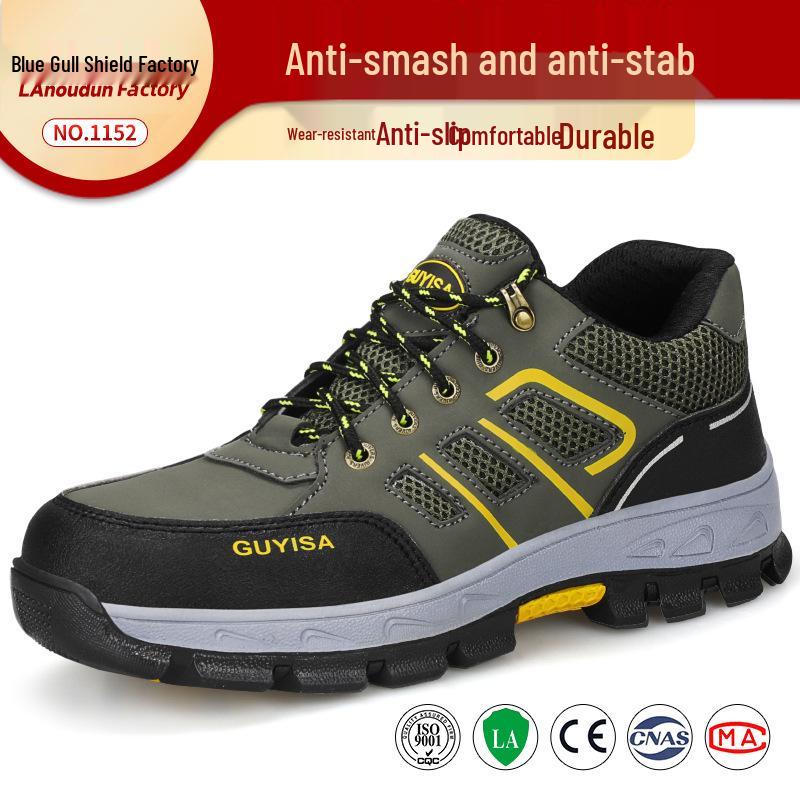 Men's Winter Safety Work Shoes: Waterproof, Anti-Smash, Anti-Puncture, Wear-Resistant, Anti-Slip, Lightweight Protective Footwear