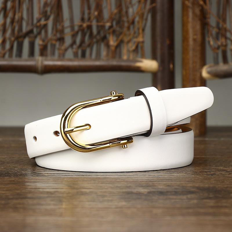 

Женский кожаный ремень, простой, универсальный, модный, модный, с юбкой, ремень с пряжкой 115cm