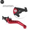 Heiß 2 Stück Universal CNC Legierung Motorrad Bremshebel Verstellbare Größe Moto Motorrad Modifikation Kupplungstrommel Bremshebel Griff
