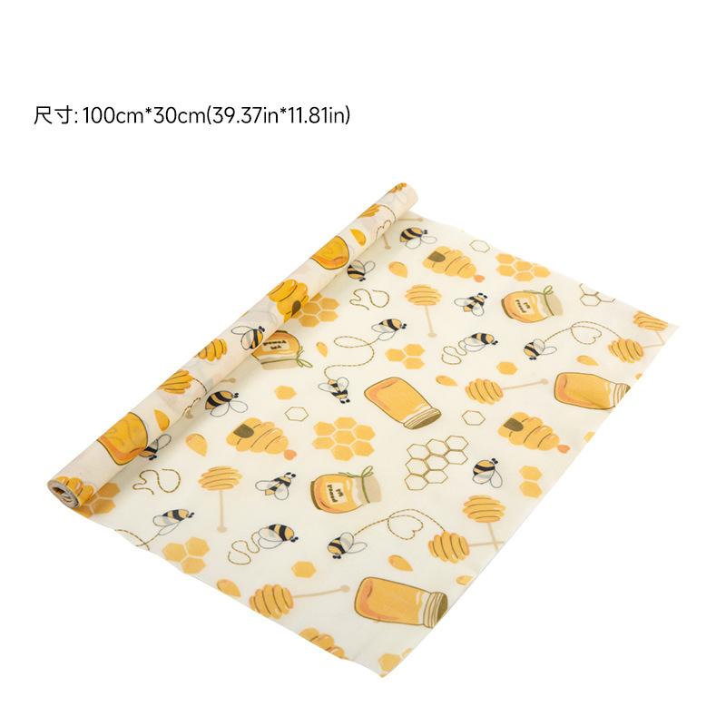 Cotton Fresh-Keeping Cloth Reusable Beeswax Food Wraps Fabric Fresh Keeping Eco Friendly Beeswax Wrap for Food Bee's Wraps Cloth