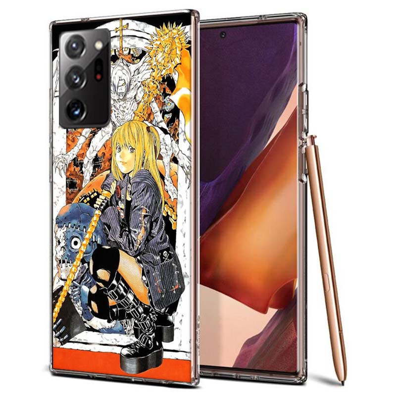 Anime Death Note Amane Misa Phone Case for Samsung A55 A35 A25 A15 A07 A05S A16 A17 A26 A36 A37 A56 A57 Galaxy Note 20 10 A50S A
