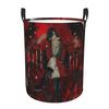 Custom Heaven Official's Blessing Cartoon Laundry Hamper Large Clothes Storage Basket Toy Bin Organizer for Kids