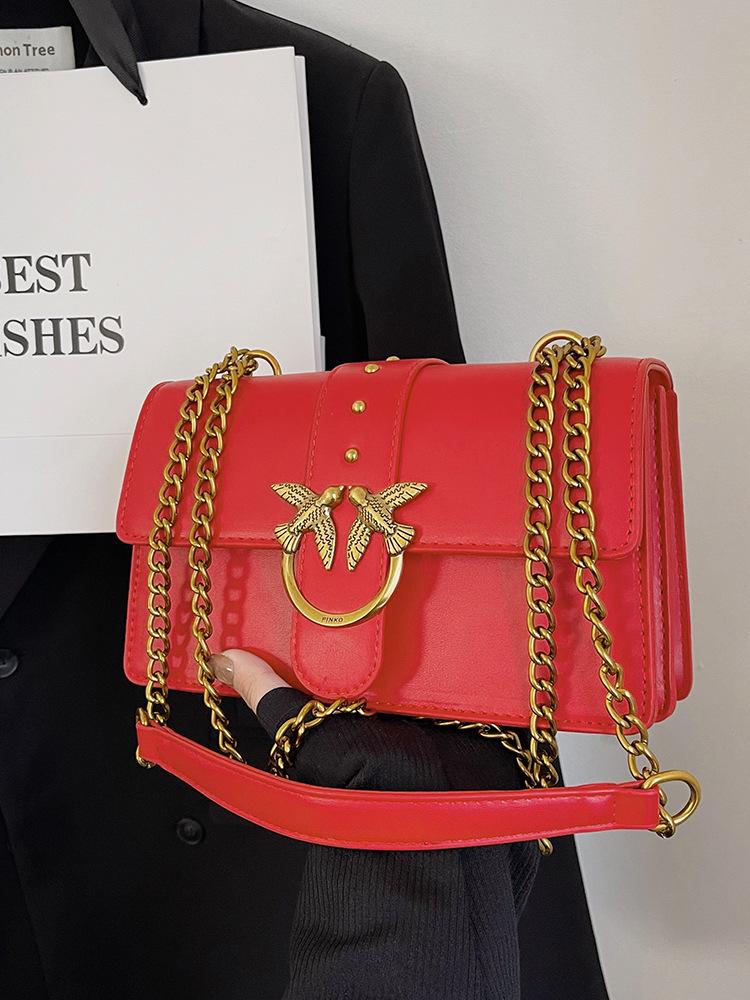 Damen 2024 Crossbody-Kettentasche - Stilvolles koreanisches kleines quadratisches Design