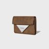 TRIANGLE DOCO WALLET - PEBBLE BROWN