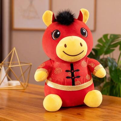 2026 Chinese New Year Horse Tang Suit Plush Doll - Perfect Birthday or Company Gift for Children