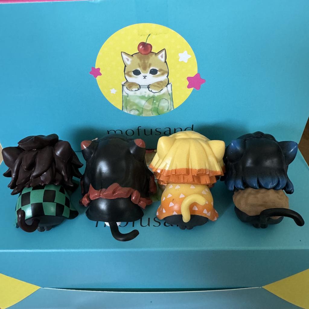 Demon Slayer Lying Cat Ear Tokito Muichiro Blind Box Prank Doll Anime Desk Decor Gifts Action Figure Model Toys